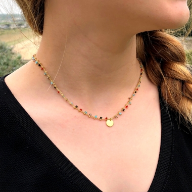 collier ras de cou perle couleur collier ras de cou perle couleur